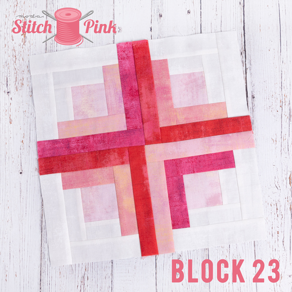 Stitch Pink Block 23 Fixer Upper